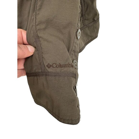 Columbia Titanium Omni Dry Brown Snap Button Front Lightweight Jacket Size L - Picture 5 of 15